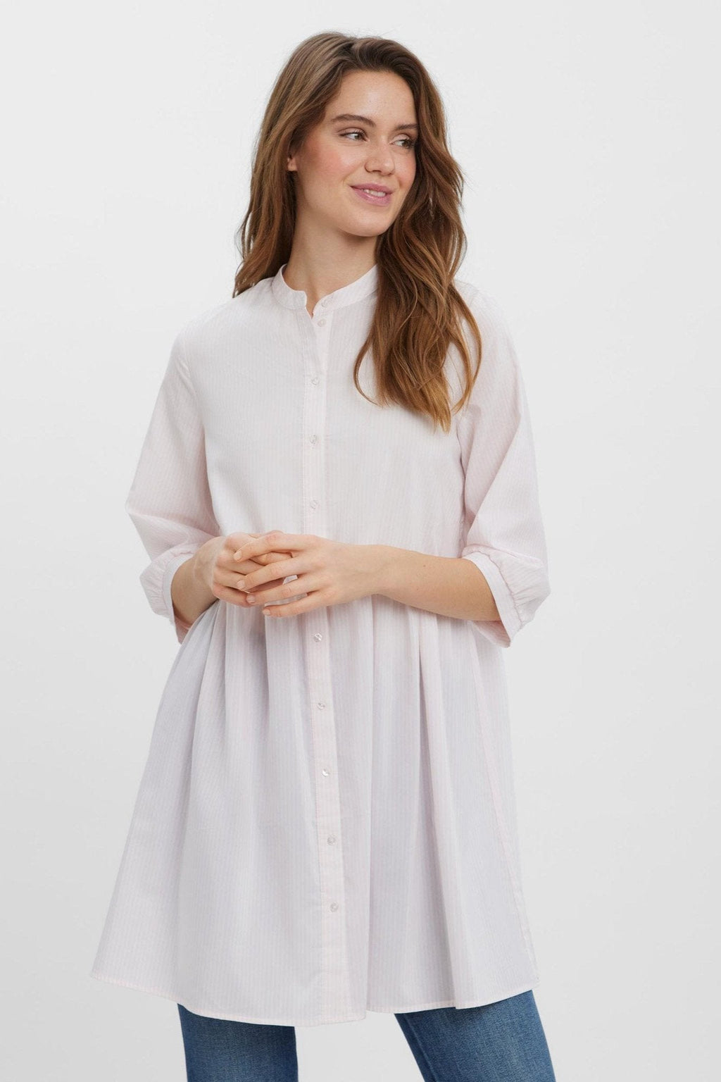 Sisi 3/4 mekko - parfait vaaleanpunainen