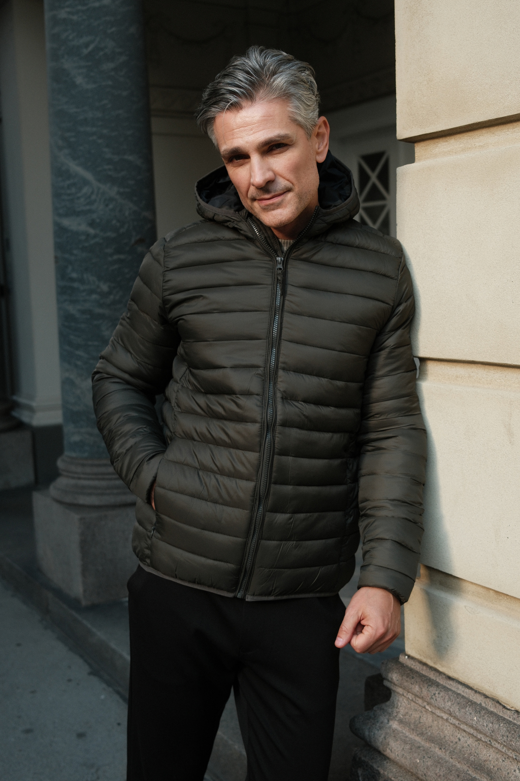 Kevyt puskurihupputakki - Oliivi