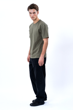 Boxy T-paita - Olive