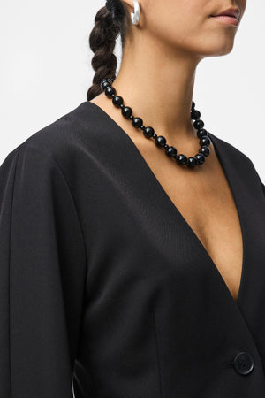 Kamil Fitted Blazer - musta