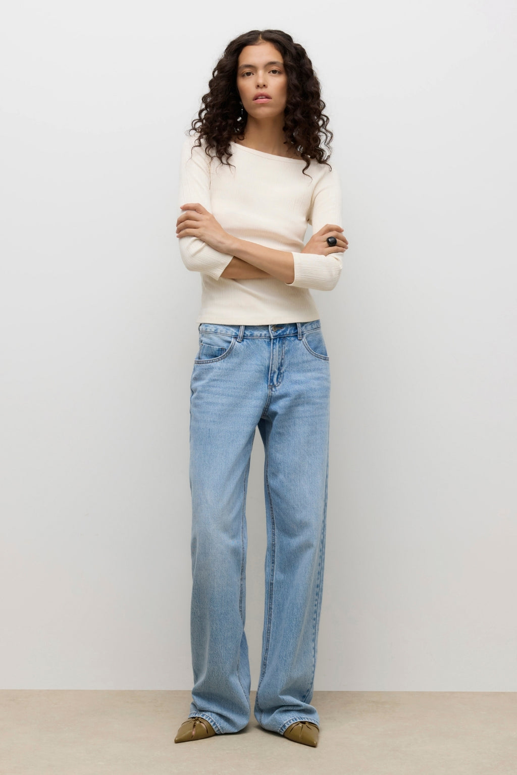 Verde Boatneck toppi - koivu