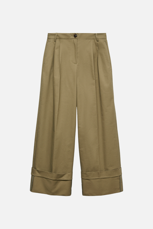 Kora leveä taita Pants - merenneito