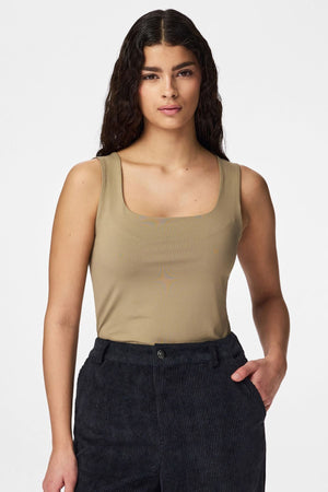 Käännettävä Lula Tanktop - Greige
