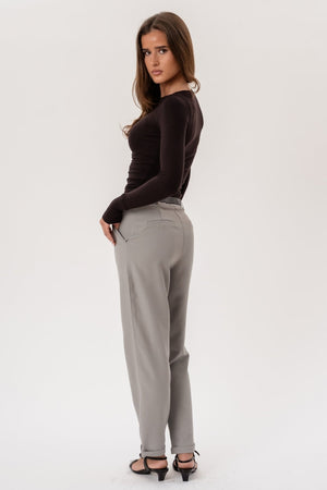 Josephine Pants - Harmaa