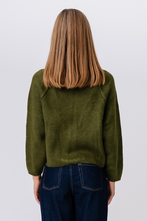 Selma Knit vetoketju - Khaki