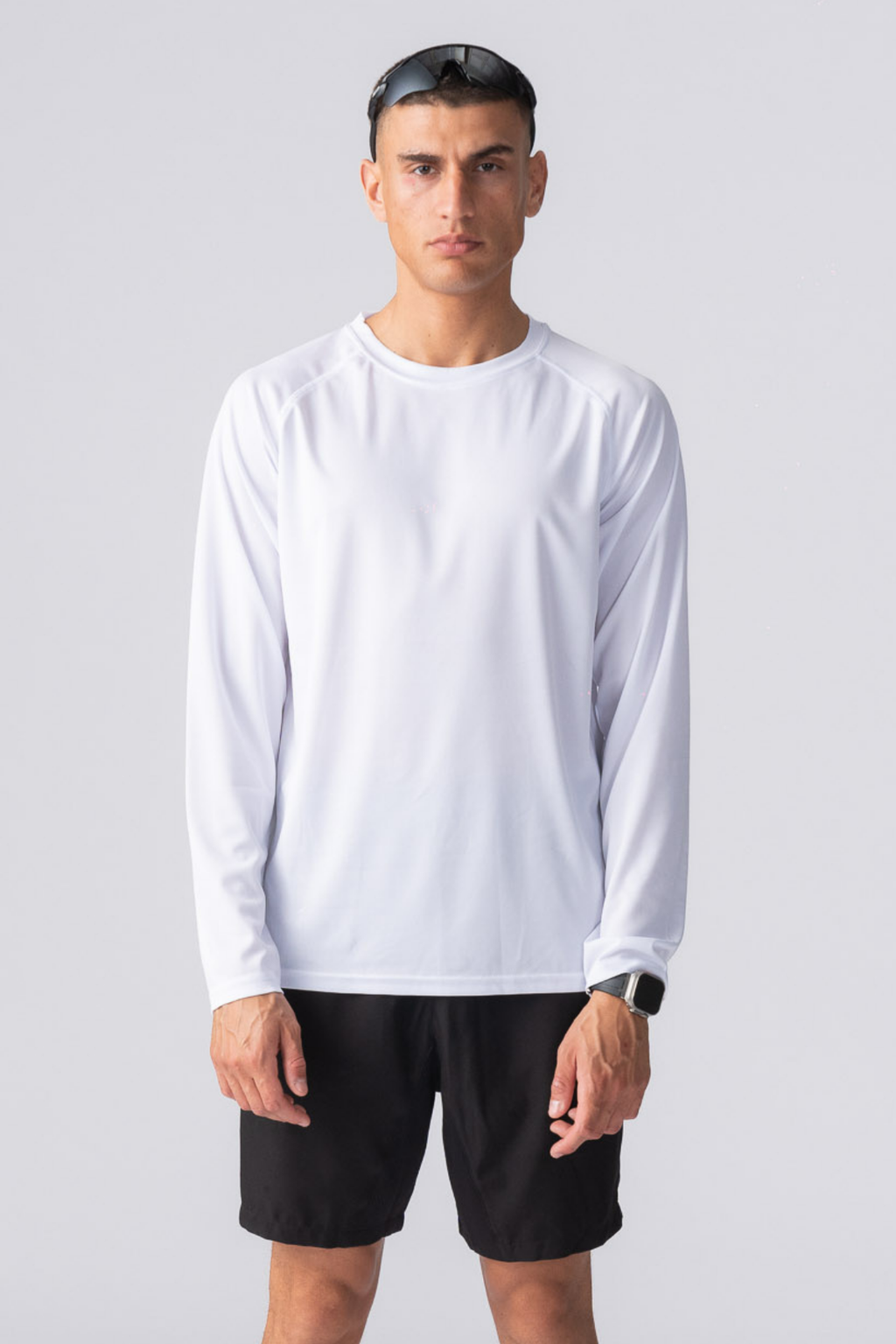 Longsleeve Training T -paita - valkoinen