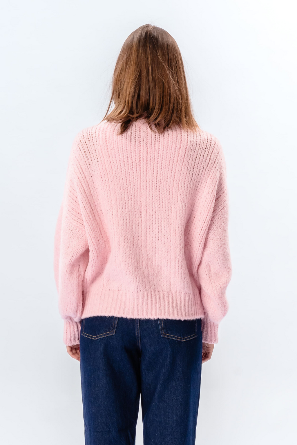 Emma Cable Knit - Candy pinkki