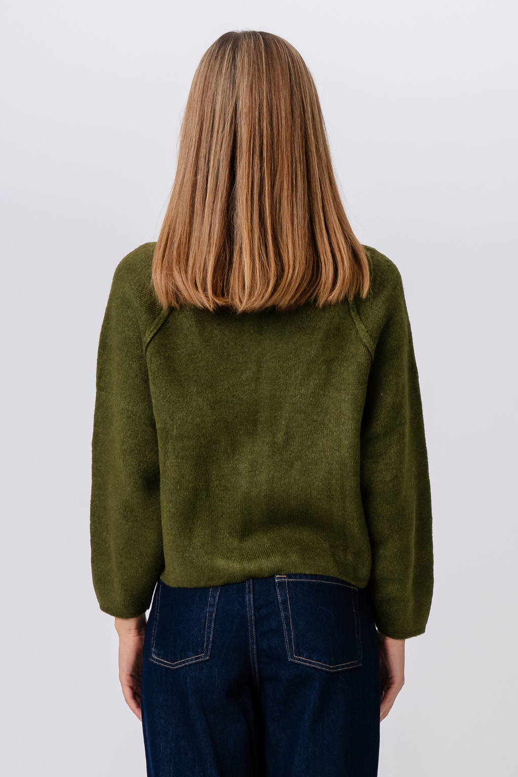 Selma Knit vetoketju - Khaki