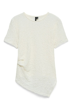 Alissia Asymmetrical o-neck toppi - Snow White