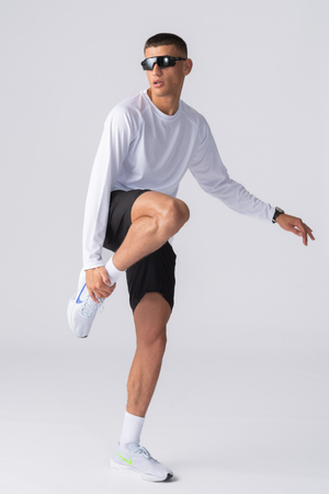 Longsleeve Training T -paita - valkoinen