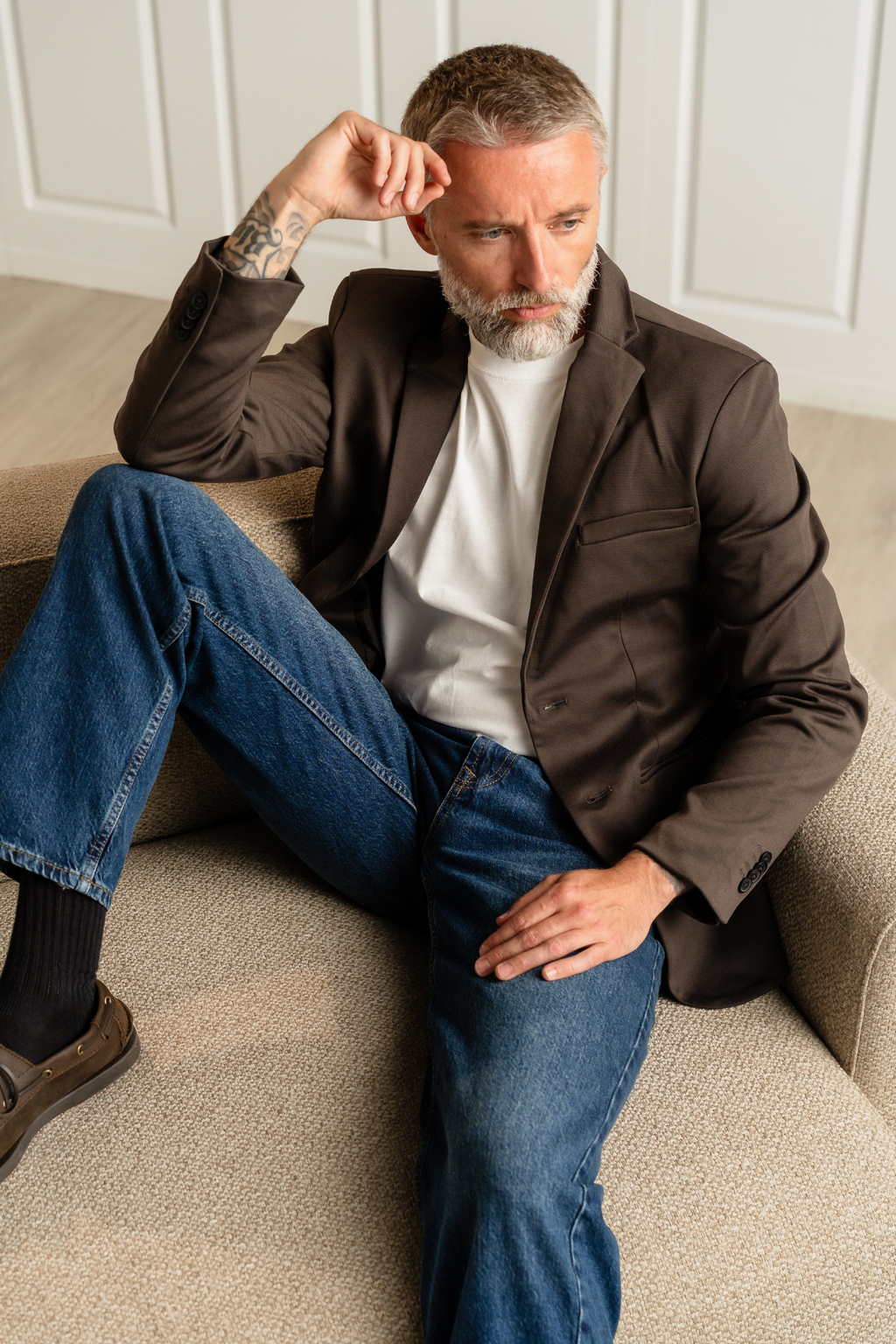 Alkuperäinen Performance Blazer - tummanruskea