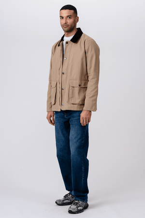 Twill -takki - tumma hiekka