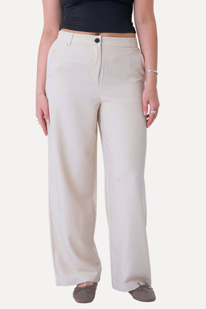 Klassiset puku housut - beige