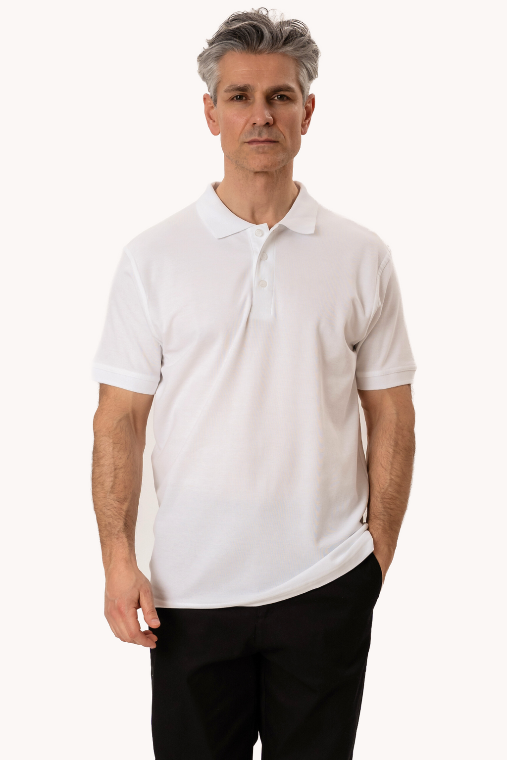 Basic Polo - Valkoinen
