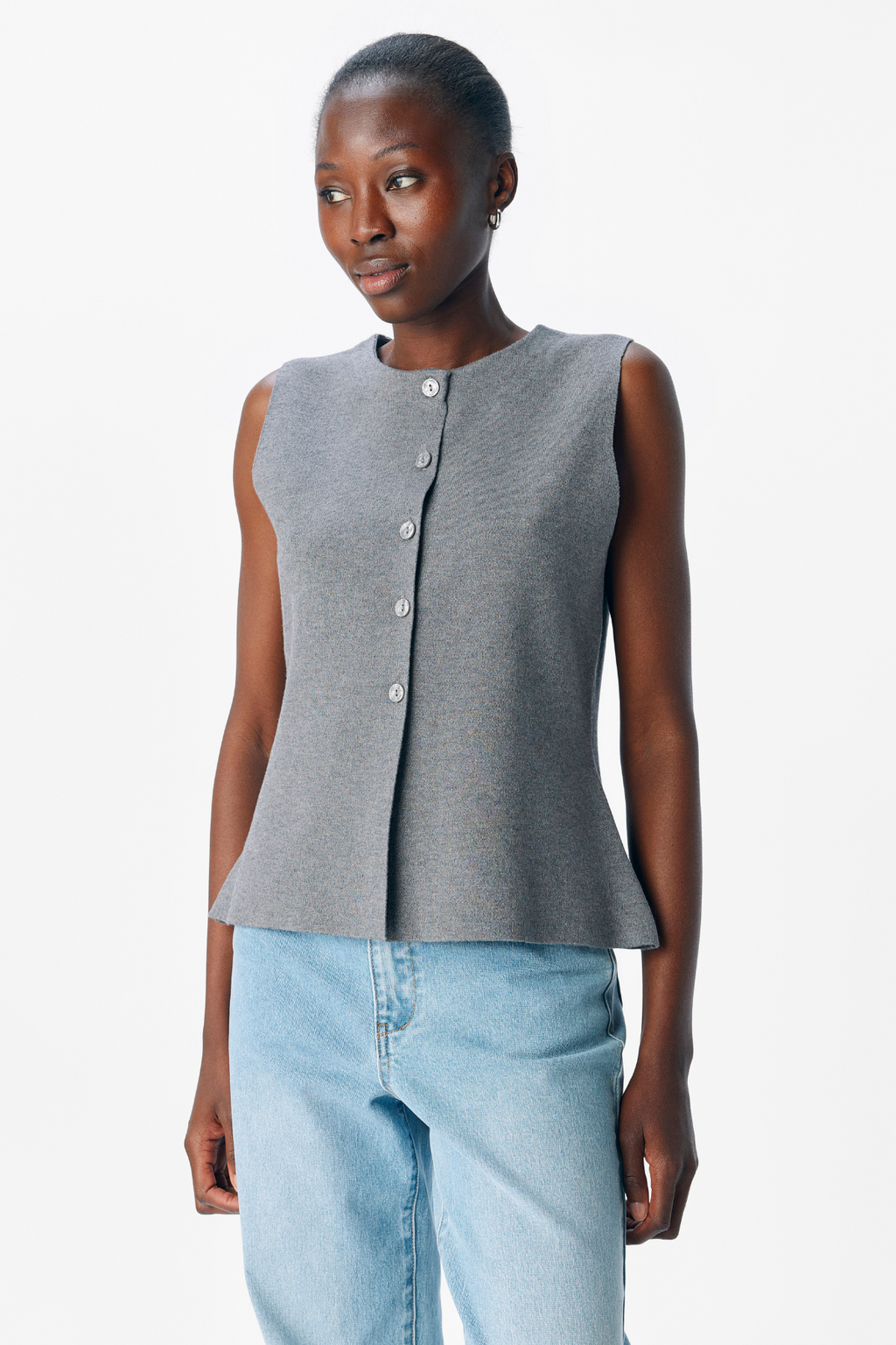 Reynard Knit Livi - Keskikokoinen harmaa melange