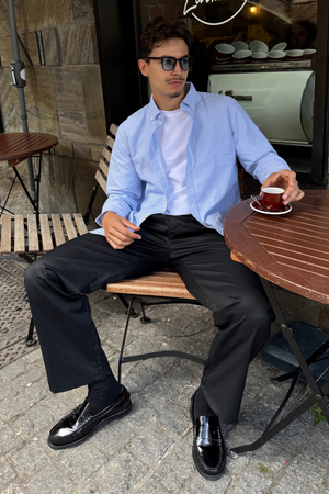 The Original Performance Oxford -paita - vaaleansininen/valkoinen