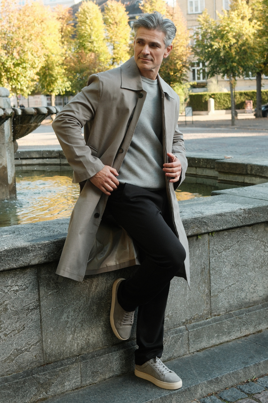 Philip Trenchcoat - oliivi