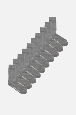 De Originale Performance Strømper 10 -Pak (Dame) - Gråmeleret