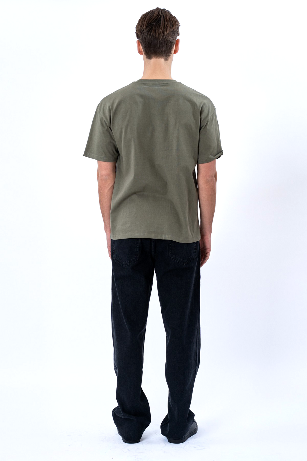 Boxy T-paita - Olive