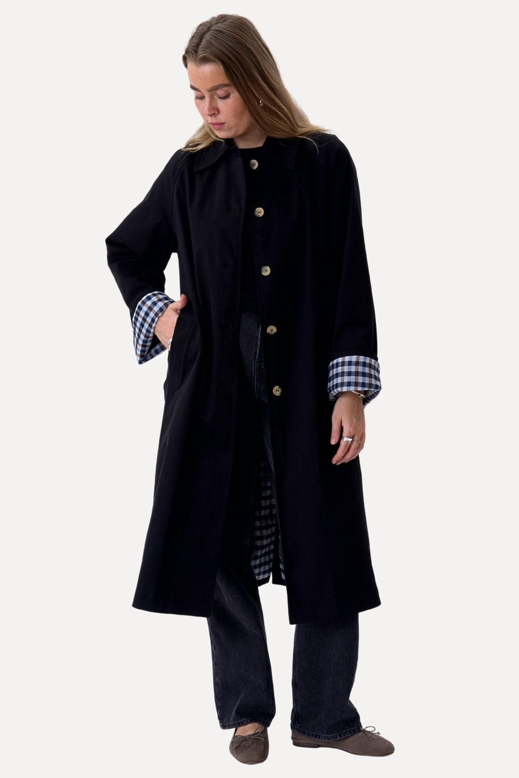 Livia Trenchcoat - musta