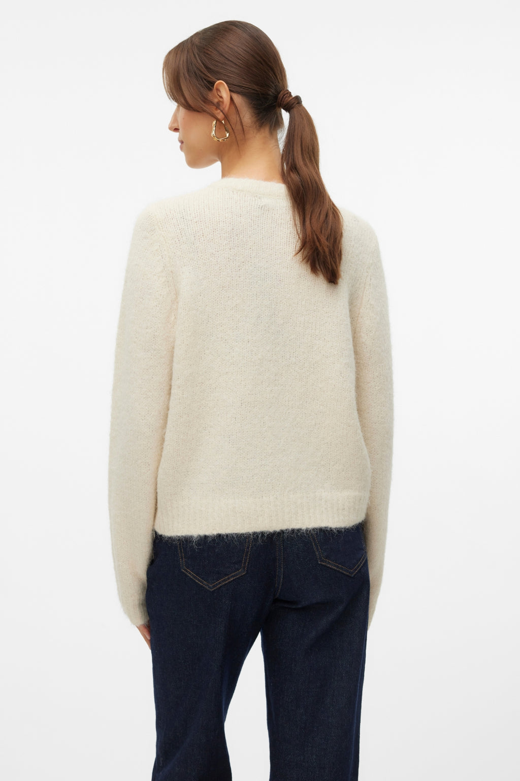 Novah O-neck Button Cardi - koivu