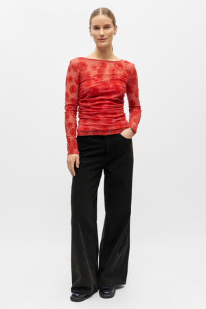 Elodie Top - Karpalo Poinsette Roses