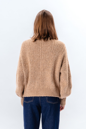 Emma Cable Knit - beige