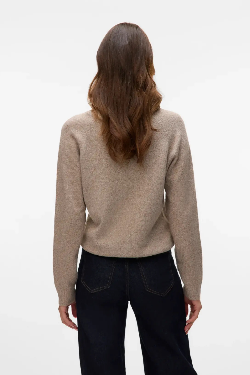 Doffy O-neck pusero - Moon Rock Melange