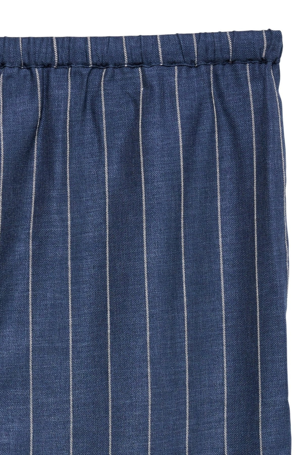 Odette leveät housut - tumma denim / valkoinen