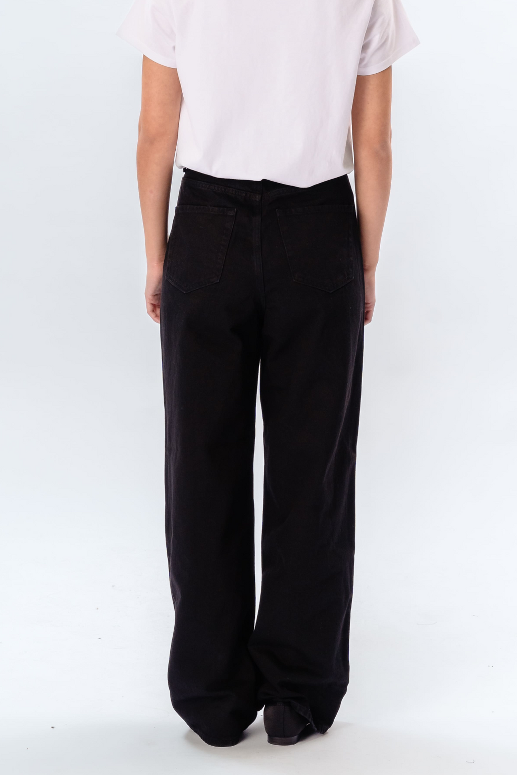 Alkuperäinen esitys leveät farkut - musta denim