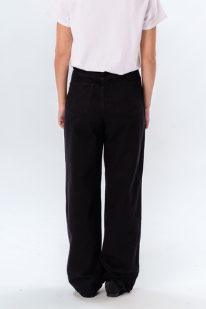 Alkuperäinen esitys leveät farkut - musta denim