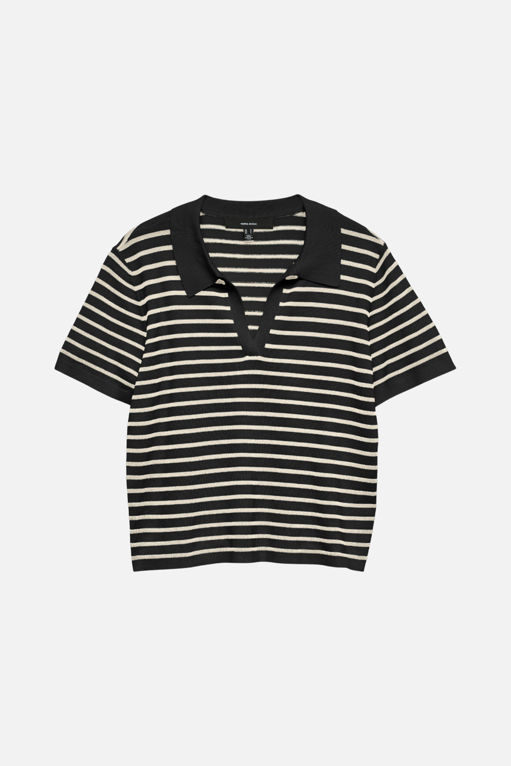 Silje Poloneck Pullover - Musta