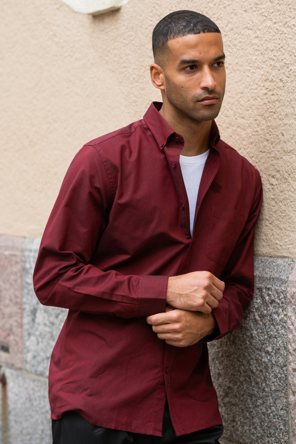 The Original Performance Oxford -paita ™ tal - Bordeaux
