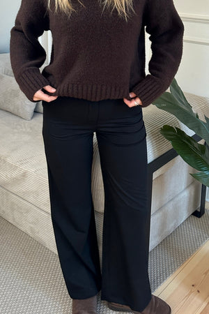 Rosalie Wide Pants - Musta
