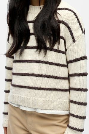 Oda Knit Pullover - Koivuhylkeen ruskea