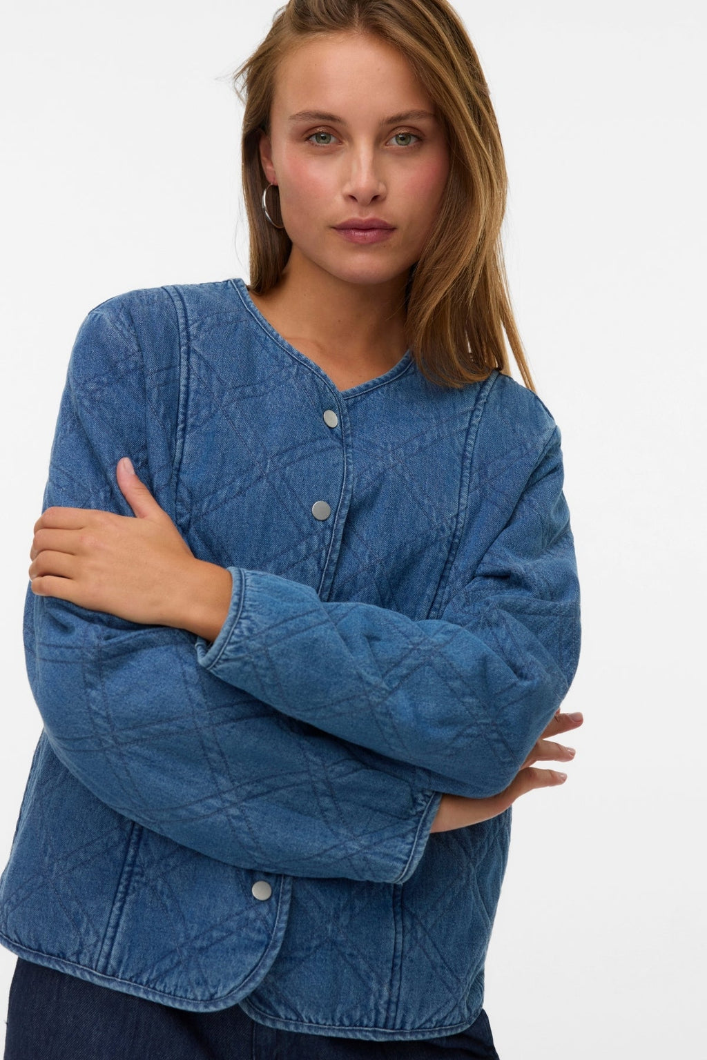 Era tikattu takki - Medium Blue Denim
