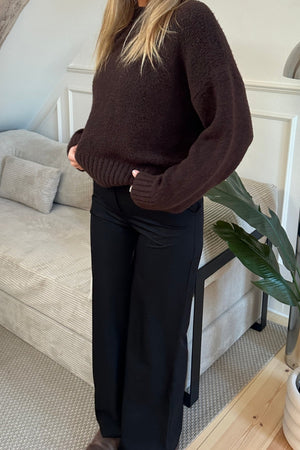 Rosalie Wide Pants - Musta