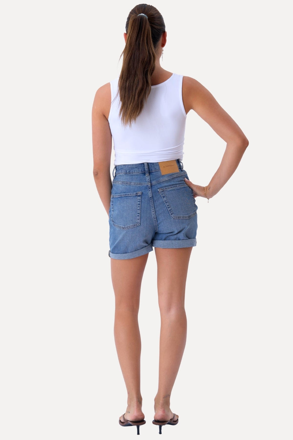 The Original Performance Denim Shorts - Medium Blue Denim (Nainen)