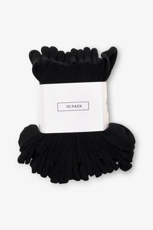 Alkuperäiset suorituskykyiset sukat - 10 kpl. - musta