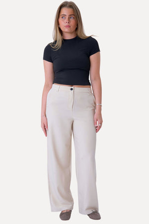 Klassiset puku housut - beige