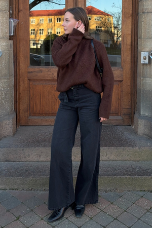 Hazel neulottu - ruskea