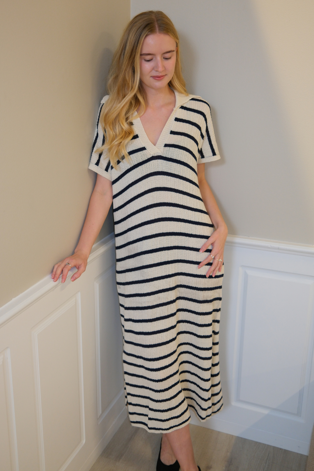 Victoria -mekko - valkoinen/laivasto