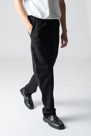 Performance Pants Wide - Musta