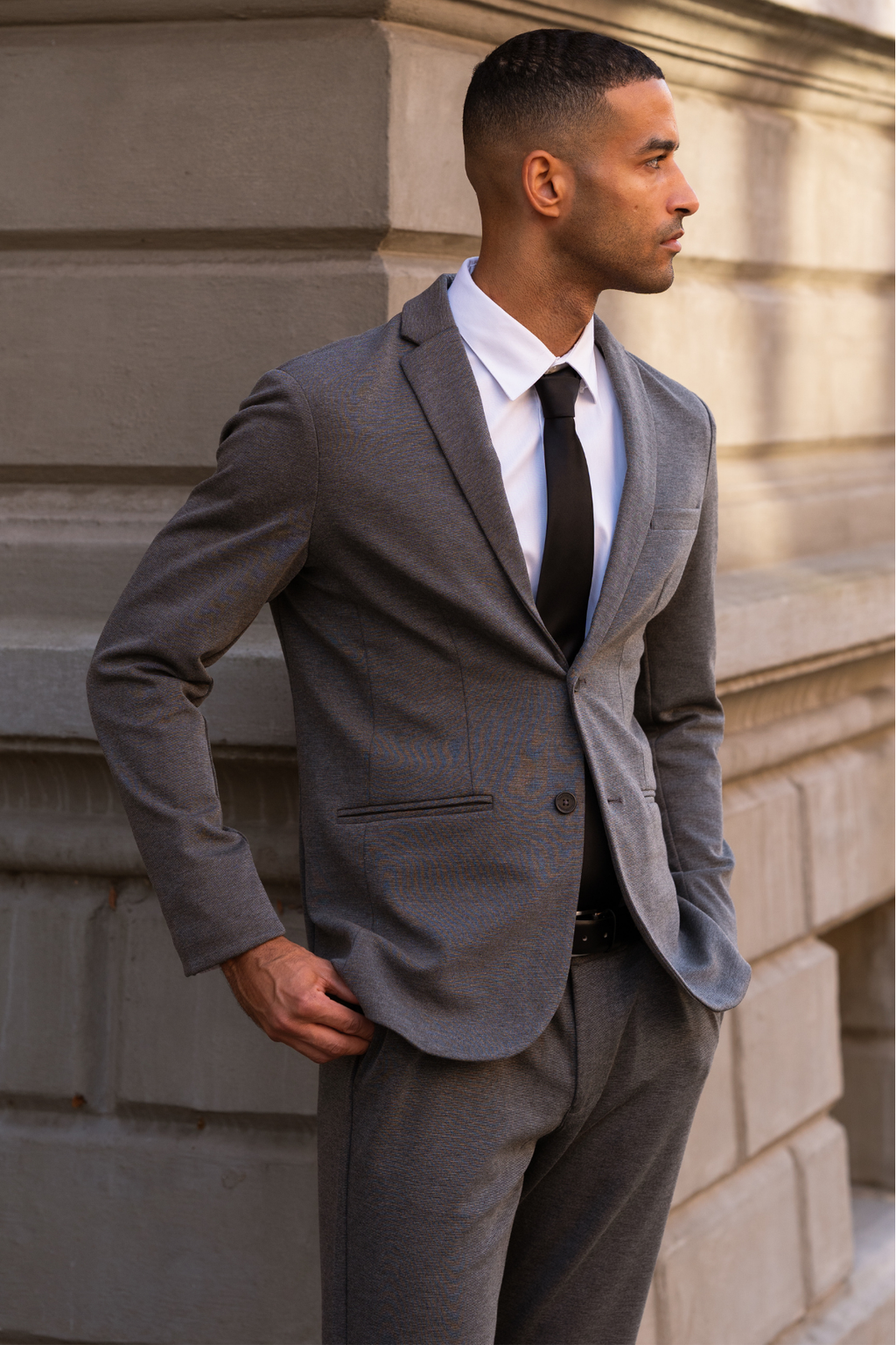 Alkuperäinen Performance Blazer - Tummanharmaa melange