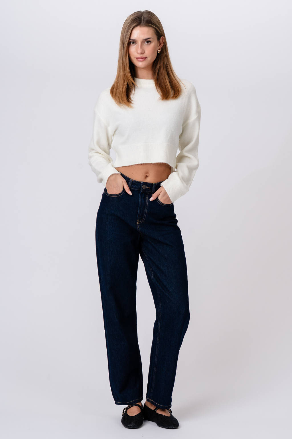 Kenya Short Knit - valkoinen