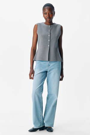Reynard Knit Livi - Keskikokoinen harmaa melange