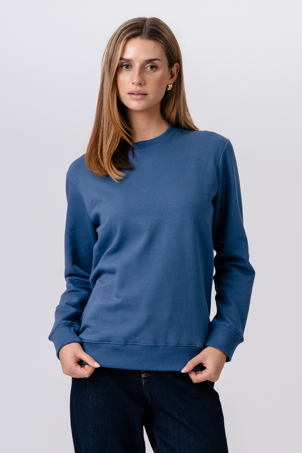 Huppari Crewneck - sininen