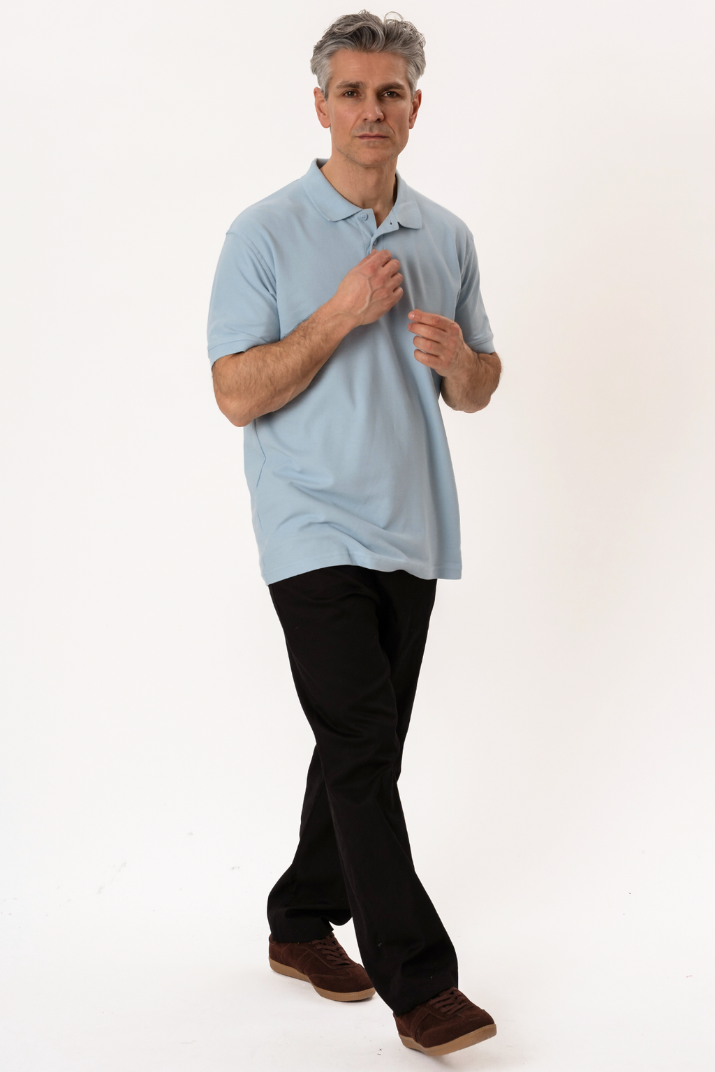 Basic Polo - vaaleansininen