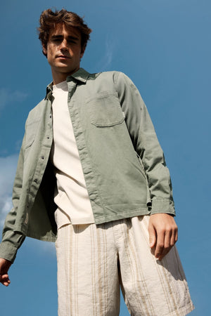 Alex paita Regular Sovita - kevyt oliivi