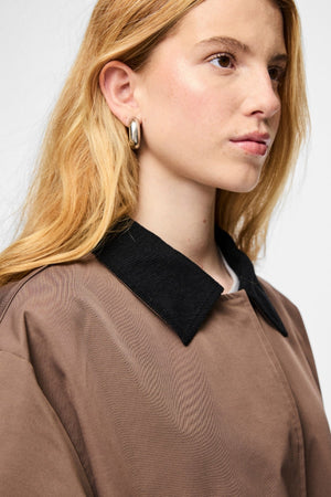 Jorma Long Light -takki - Coffee Quartz Black